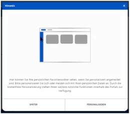 In Ihrem persönlichen Favoriten-Ordner speichern Sie alle Dokumente und Tools, die Sie täglich benötigen. So entfällt ein wiederholtes Suchen. 