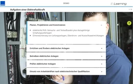 Die Elektrofachkraft führt eine Vielzahl an Tätigkeiten aus. Welche das sind, wird in diesem E-Learning-Kurs ausführlich dargestellt.