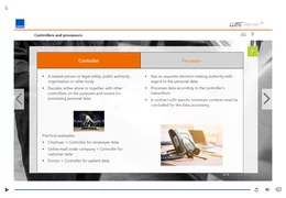 Issues such as the context and differences between data controllers and data processors are complex, but explained here in an understandable way. 