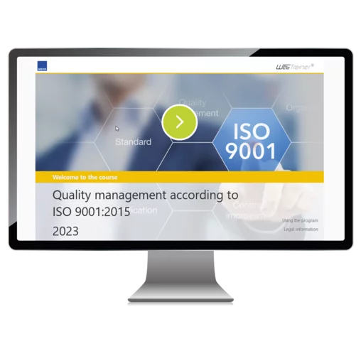 WebTrainer Quality management according to ISO 9001:2015