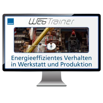 WebTrainer Energieeffizientes Verhalten in Werkstatt und Produktion