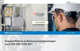 Dieser E-Learning-Kurs sensibilisiert die Teilnehmenden für die Energieeffizienz elektrischer Anlagen. Ein wichtiges Thema, das immer weiter an Bedeutung gewinnt.