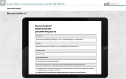 Am Ende des Kurses können Sie einen praktischen Normensteckbrief herunterladen. Hier finden Sie die wichtigsten Inhalte der DIN VDE 0100-801 kompakt zusammengefasst.