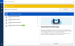 Mit dem Download der Zip-Datei legen Sie alle Auditvorlagen einer Auditart auf einmal und in der vorgegebenen Struktur auf Ihrem PC ab. Das erspart Ihnen das mühsame Herunterladen einzelner Dateien. Vorlagen, die Sie nicht benötigen, löschen Sie einfach. Eigene Vorlagen können Sie ergänzen und ihm jeweiligen Ordner ablegen oder auch neue Ordner anlegen.