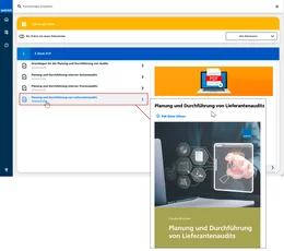 Die Handlungsanleitungen zur Planung und Durchführung interner Audits und Lieferantenaudits stehen Ihnen als kompakte E-Book-PDFs zur Verfügung. Diese können Sie ganz einfach herunterladen, ausdrucken oder auch an Kolleginnen und Kollegen weiterleiten