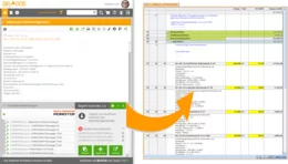 Die Datenübergabe an externe Software ist immer über die GAEB Schnittstelle gewährleistet. Die meisten Programme erledigen den Datentransport komfortabel per Drag & Drop.