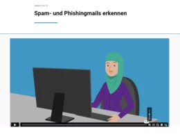 Kurze Animationsvideos bieten einen unterhaltsamen und motivierenden Einstieg ins Thema E-Mails und Phishing