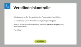 Wenn die Teilnehmer die Verständniskontrolle erfolgreich durchlaufen haben, können sie sich eine Teilnahmebestätigung abspeichern und/oder ausdrucken und unterschreiben. Dies dient zur Dokumentation der jährlichen Wiederholungsschulung.  