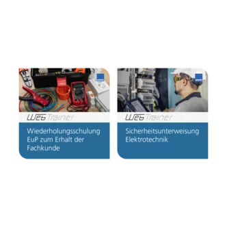 Unterweisungsset: Sicherheitsunterweisung Elektrotechnik und Wiederholungsschulung EuP 2025