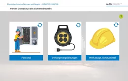 Welche Ansprüche die Norm an die Planung von Arbeiten und sichere Kommunikation stellt, trainieren die Teilnehmenden genauso wie rein elektrotechnische Anforderungen.