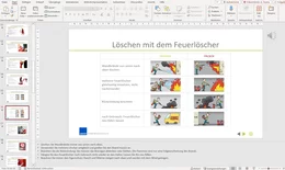 Ihr Paket enthält über 200 PowerPoint-Unterweisungen rund um den vorbeugenden und abwehrenden Brandschutz. 