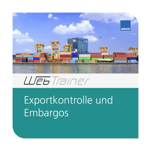 WebTrainer Exportkontrolle und Embargos