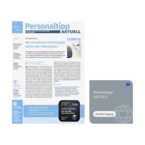 Personaltipp − Aktuelles Arbeitsrecht für Personalmanager und Arbeitgeber