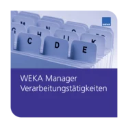 WEKA Manager Verarbeitungstätigkeiten