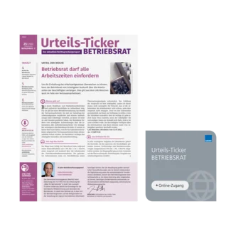 Urteils-Ticker BETRIEBSRAT