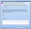 Im dritten Schritt analysieren Sie den ausgewählten Prüfbereich. Klicken Sie auf das Icon „Fragenkatalog“, um mit der Bestandsaufnahme zu beginnen. Beantworten Sie die Fragen nacheinander im Assistenten. Bei manchen Fragen können Sie mehrere Antworten auswählen oder eigene Bemerkungen ergänzen. Sie haben außerdem die Möglichkeit, eigene Fragen und Maßnahmen hinzuzufügen. Wenn Sie alle Fragen beantwortet haben, klicken Sie auf „Fertigstellen“, um den Katalog abzuschließen.