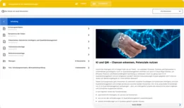 Das Schulungsmodul vermittelt fundiertes Wissen und zeigt praxisnah, wie künstliche Intelligenz Prozesse im QM effizient unterstützt und zu Arbeitserleichterung führen kann. In fünf klar strukturierten Kapiteln lernen Führungskräfte und Fachkräfte, Chancen zu erkennen, Anwendungsfelder richtig einzuschätzen und Voraussetzungen für die Einführung im Unternehmen zu schaffen. So bauen Sie Berührungsängste ab, schaffen eine gemeinsame Wissensbasis und stellen die strategischen Weichen für den erfolgreichen und zukunftssicheren Einsatz von KI im Qualitätsmanagement.