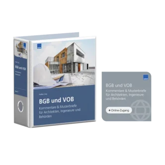 BGB und VOB Kommentare & Musterbriefe für Architekten, Ingenieure und Behörden