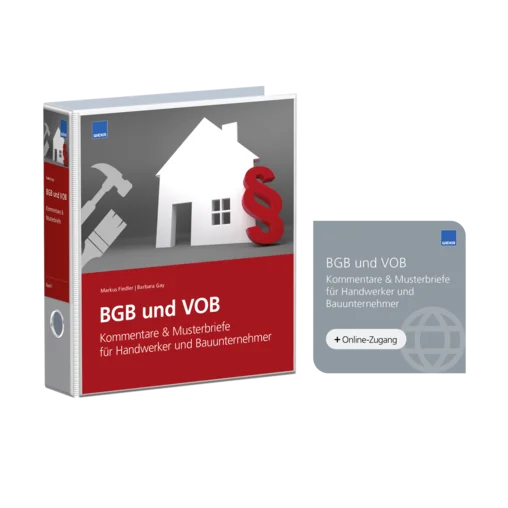 BGB und VOB Kommentare & Musterbriefe für Handwerker und Bauunternehmer