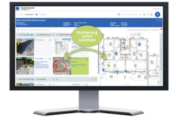 Auch am PC erkennen Sie jederzeit, wo der Vorfall aufgenommen wurde. Verorten oder Verschieben Sie Markierungen auch nachträglich.