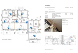Ihre Baustellenberichte mit Plänen erstellen Sie dann auf Knopfdruck. Ganz nach Ihren Bedürfnissen als Gesamt-Übersichtsplan, oder die exakte Planstelle pro Vorfall direkt im Baustellenbericht. Sie können sogar eine exakten Detailausschnitt selber festlegen.