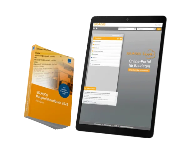 SIRADOS Baupreishandbuch Neubau Plus
