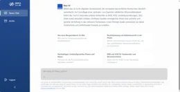 Beispielfragen zu verschiedenen Themengebieten finden Sie direkt auf der Startseite.