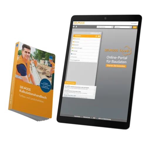 SIRADOS Kalkulationshandbuch Tiefbau und Landschaftsbau Plus