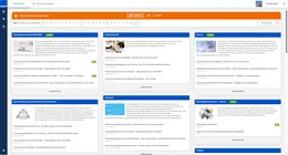 Die Startseite bietet Ihnen einen direkten Überblick über regelmäßig aktualisierte Informationen und neue Fachinhalte.