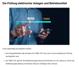 Elektrofachkräfte lernen ihre Aufgaben, Rechte und Pflichten kennen und gewinnen so Sicherheit für die Praxis.