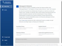 Formulieren Sie Ihre Frage in natürlicher Sprache und nutzen Sie die KI-Recherche, um passende Inhalte aus „Ordnungsamtspraxis von A-Z online“ schneller zu finden. Die KI greift ausschließlich auf die enthaltenen Produktinhalte zu.