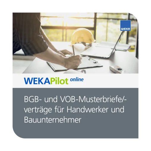 BGB- und VOB-Musterbriefe/-verträge für Handwerker und Bauunternehmer