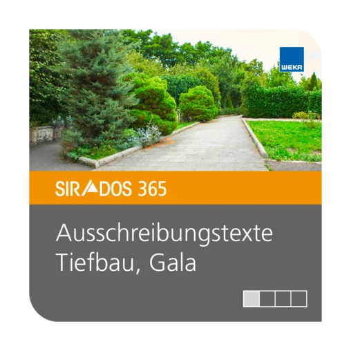 SIRADOS 365 Ausschreibungstexte