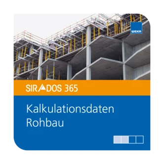 SIRADOS Kalkulationsdaten Rohbau