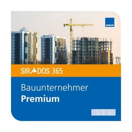 SIRADOS 365 Kalkulationsdaten