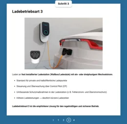 Der Kurs erläutert die Besonderheiten der vier Ladebetriebsarten und zeigt, für welche Einsatzbereiche sie geeignet sind. So gelingt die Auswahl der passenden Lösung für die jeweilige Anwendung.
