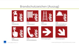PowerPoint-Präsentation aus: „Betriebliche Brandschutzorganisation – Sicherheitskennzeichnung nach ASR A1.3 (inkl. Vertonung)“