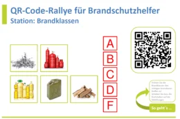 QR-Code-Rallye: interaktive Aufgaben für Brandschutzhelfer