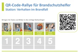 QR-Code-Rallye: interaktive Aufgaben für Brandschutzhelfer
