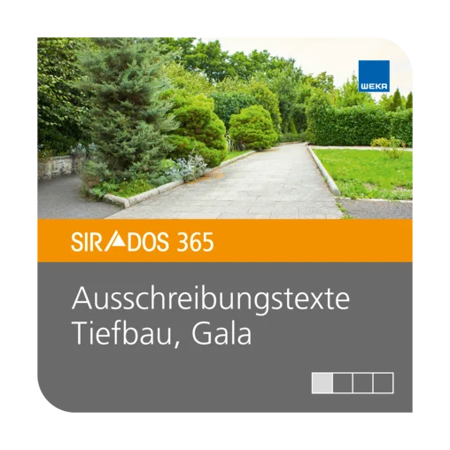 SIRADOS 365 Ausschreibungstexte