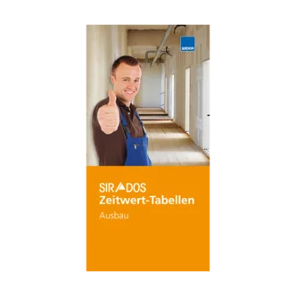 SIRADOS Zeitwert-Tabellen Ausbau
