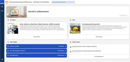 Die Startseite bietet Ihnen einen schnellen Einstieg in das Produkt. Mit wenigen Klicks erhalten Sie einen Überblick über alle enthaltenen Unterweisungen.