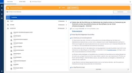 In den Bereichen „Vorschriften“ und „Kommentare“ erhalten Sie alle relevanten gesetzlichen Grundlagen, die Sie für Ihre tägliche Arbeit benötigen. Selbstverständlich immer in der jeweils aktuellen verfügbaren Fassung. Passend zu den Vorschriftentexten bieten wir Ihnen hilfreiche Kommentierungen. 