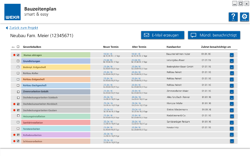 Bauzeitenplan smart & easy + Modul Ressourcenplanung ...