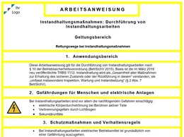 Die rund 500 Arbeitsanweisungen in diesem Produkt sind direkt einsetzbar oder mit wenigen Klicks in Word an die Prozesse in Ihrem Unternehmen angepasst.