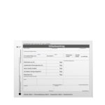 Urlaubsantrag selbstdurchschreibend