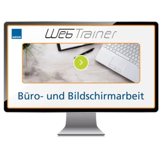 WebTrainer Büro- und Bildschirmarbeit